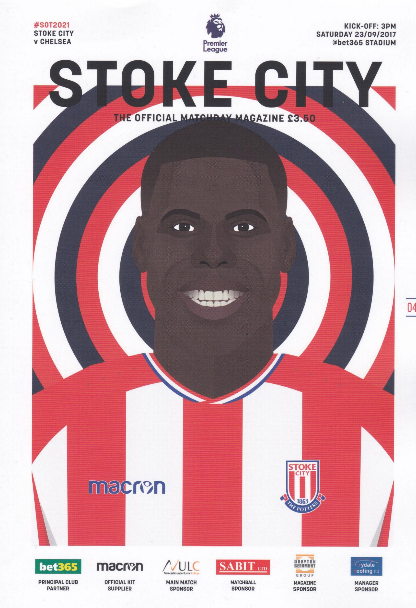 STOKE CITY v CHELSEA 2017/18